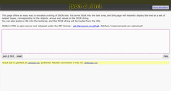 Desktop Screenshot of json.bloople.net